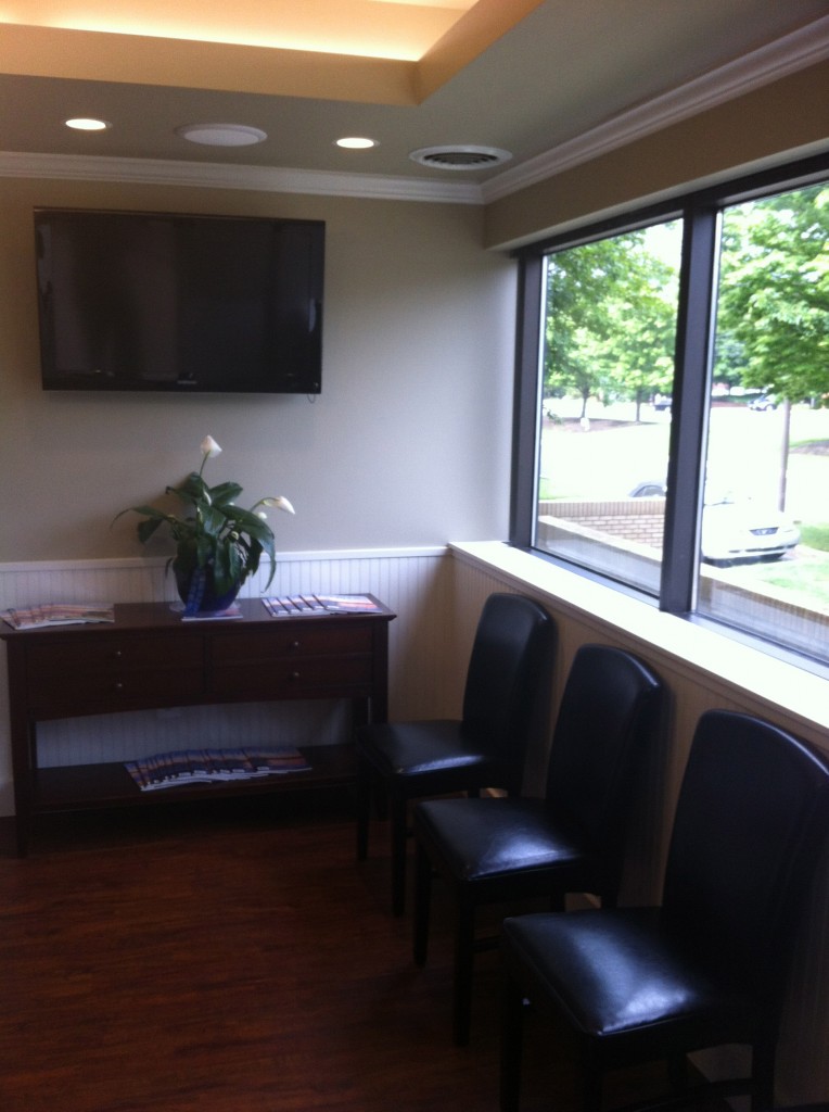 Comfortable Dentist Reception